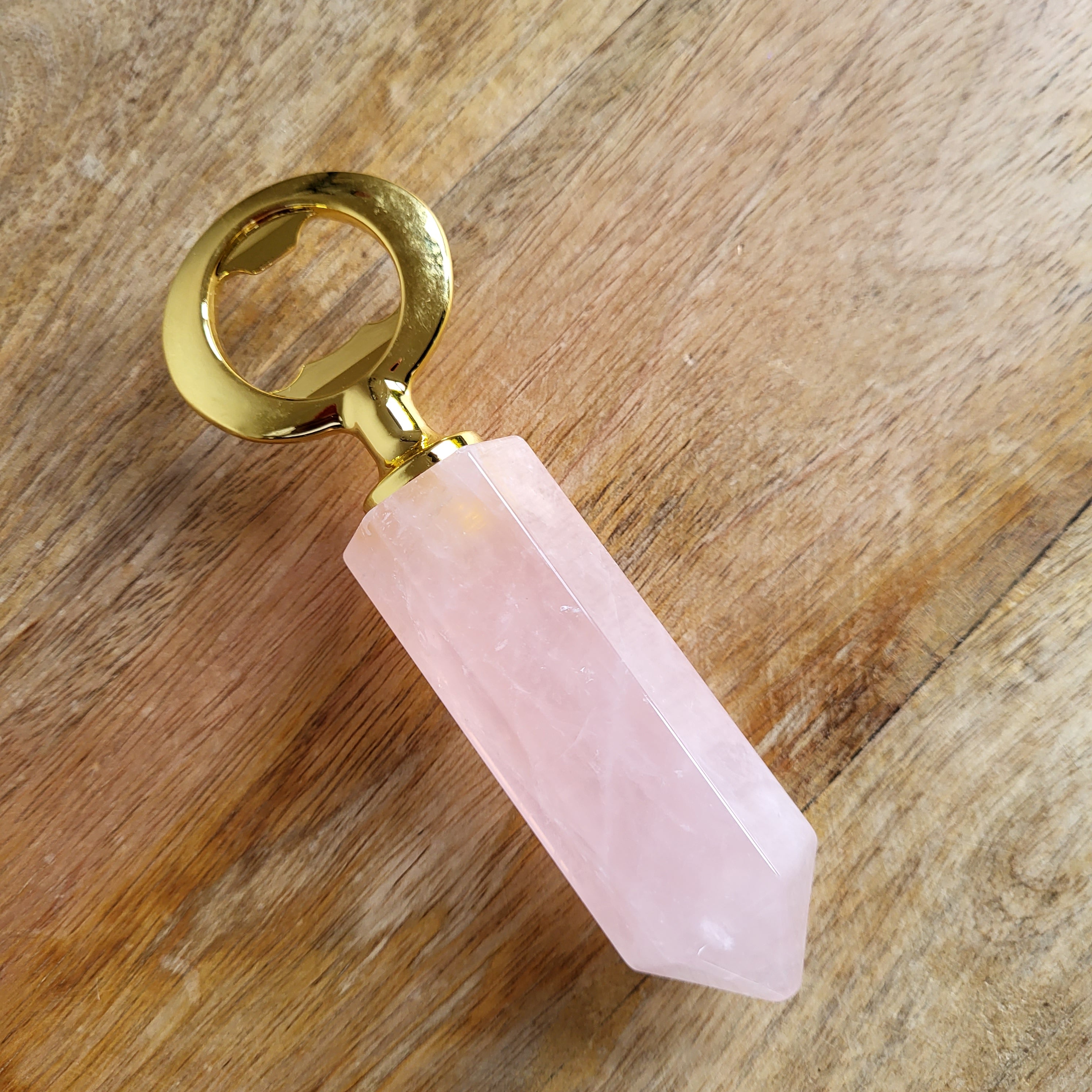Rose Quartz Bottle Opener