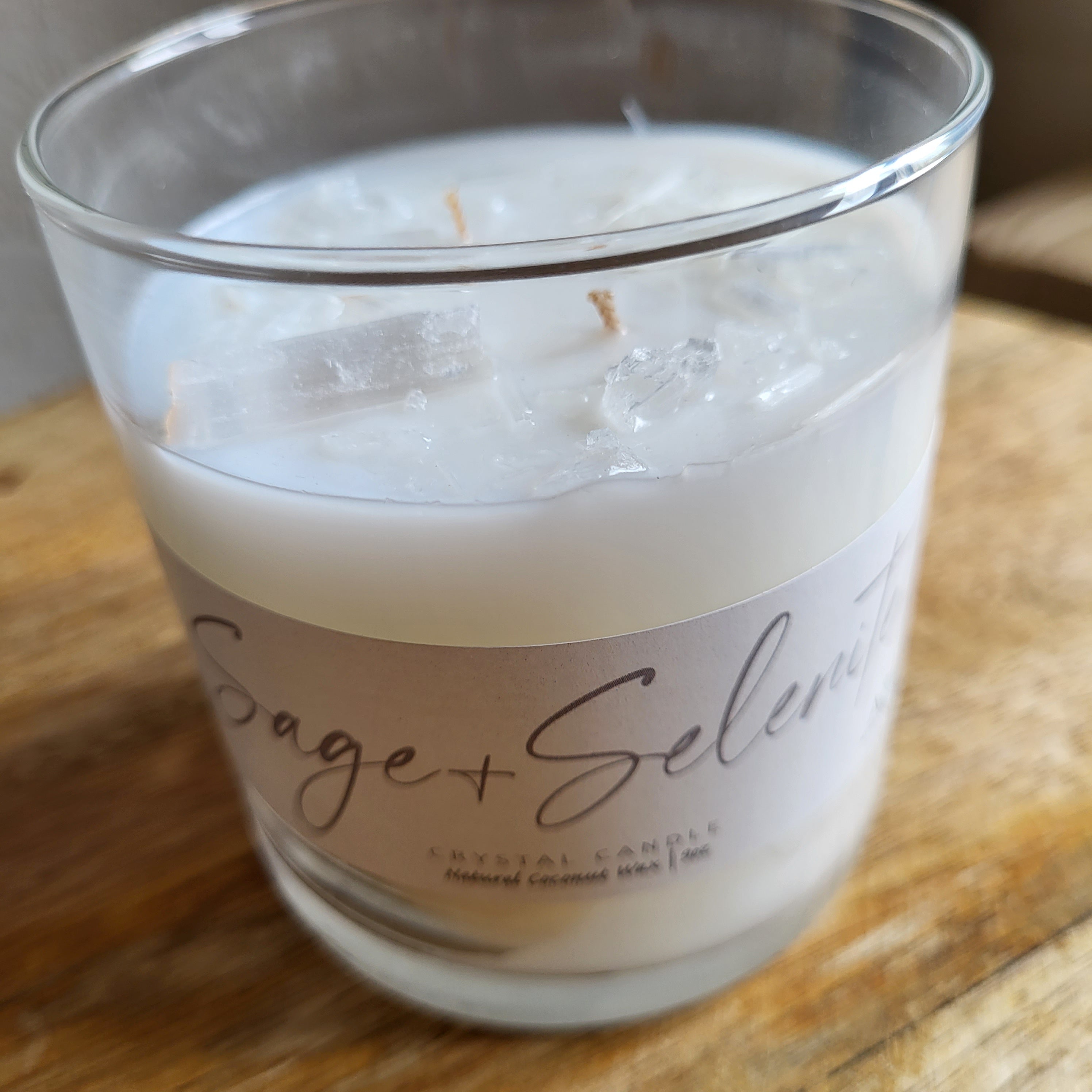 Sage & Selenite Candle