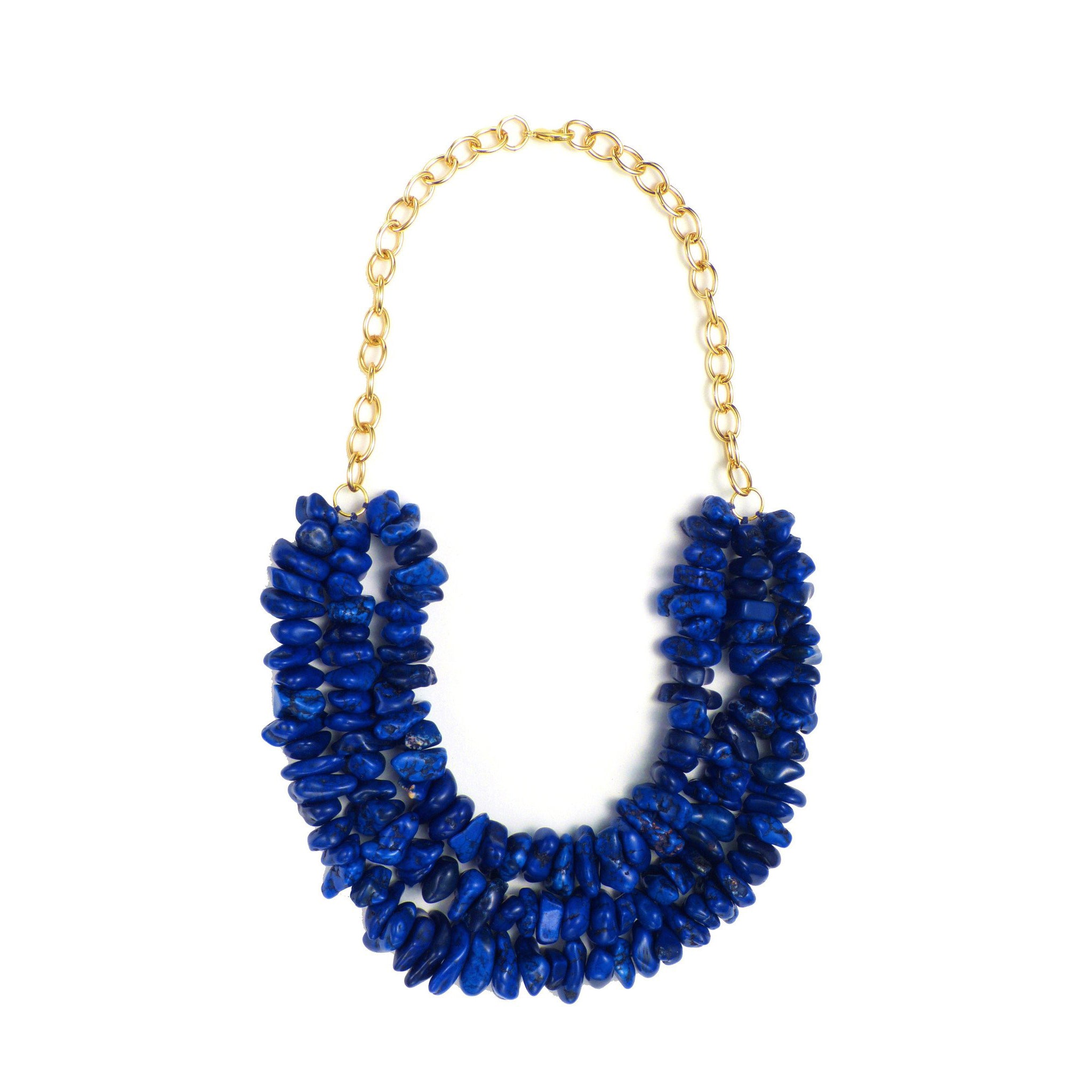 Barclay Necklace - Blue Magnesite