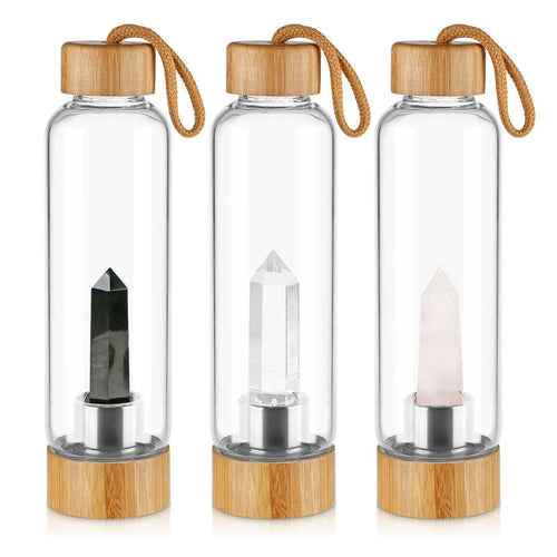 Bamboo Crystal Water Bottle