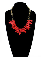Oistins Necklace - Red Coral