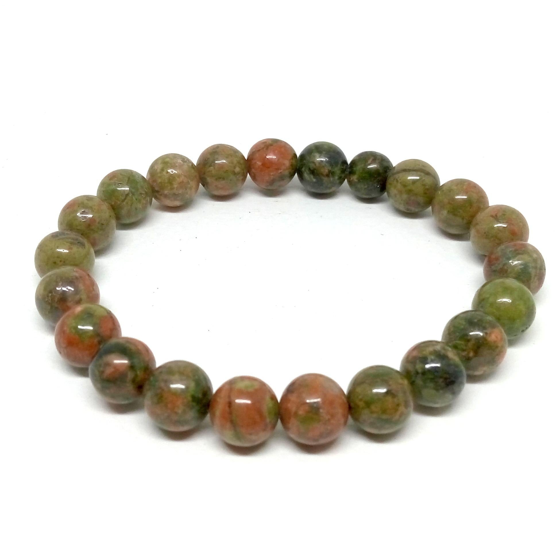 Stretch Bracelet - Unakite