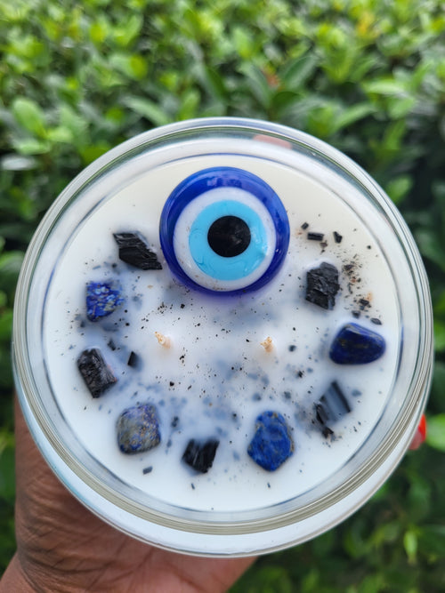 Sage & Evil Eye Candle