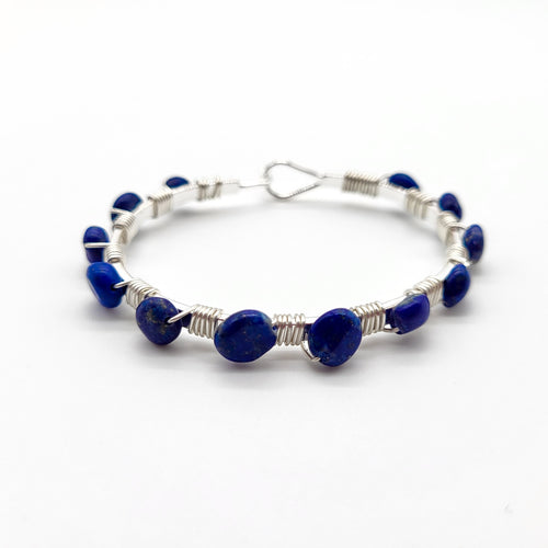 Boho Bangle - Lapis Lazuli