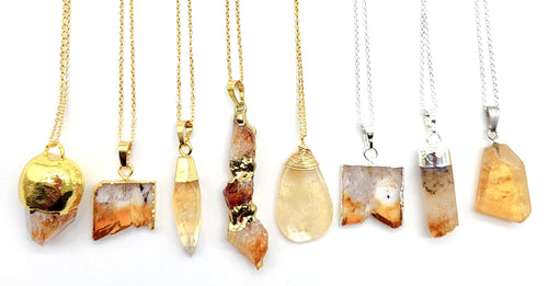 Citrine Gemstone Necklaces