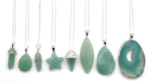 Green Aventurine Gemstone Necklaces