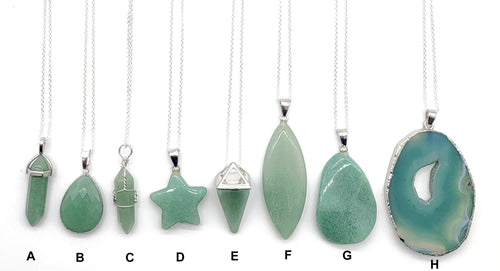 Green Aventurine Gemstone Necklaces