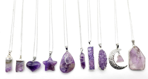 Amethyst Gemstone Necklaces