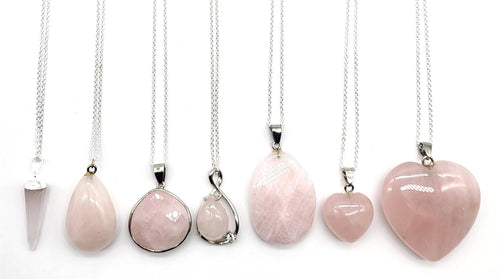 Rose Quartz Gemstone Necklaces