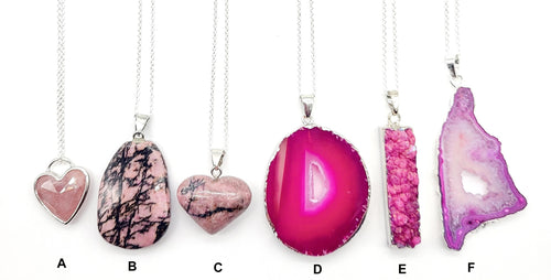 Pink Gemstone Necklaces