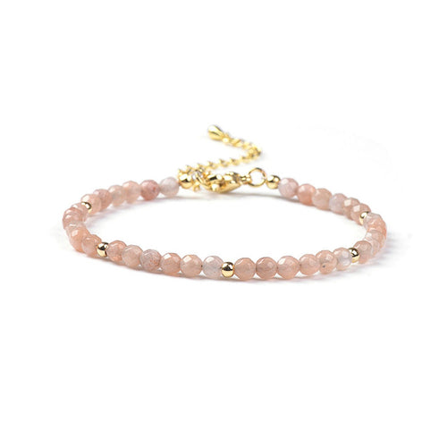 Sunstone Beaded Bracelet