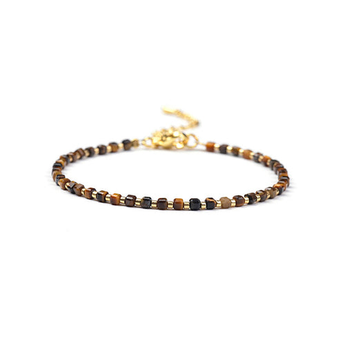 Tiger's Eye Beaded Bracelet