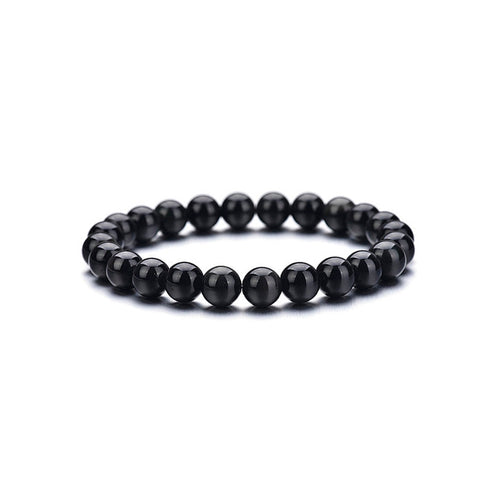 Black Obsidian Stretch Bracelet