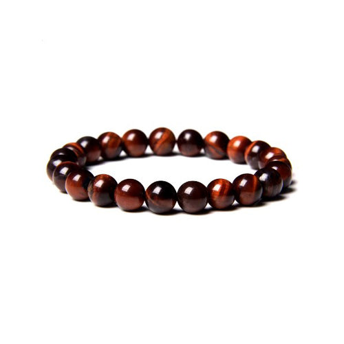 Red Tiger's Eye Stretch Bracelet