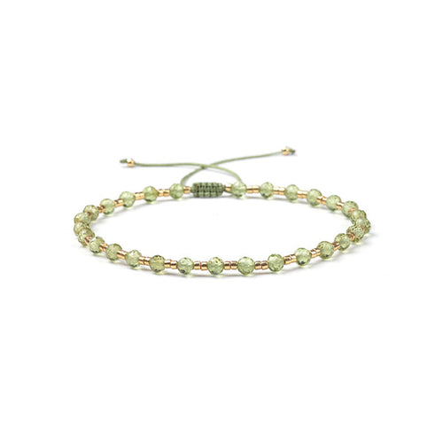 Peridot String Bracelet