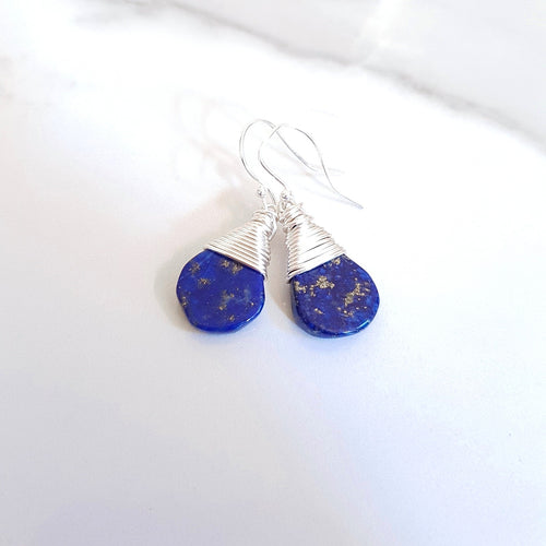 Third Eye Earrings - Lapis Lazuli