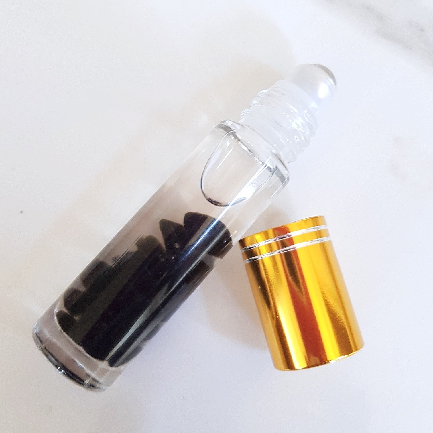 Gemstone Essential Oil Rollerball - Black Obsidian