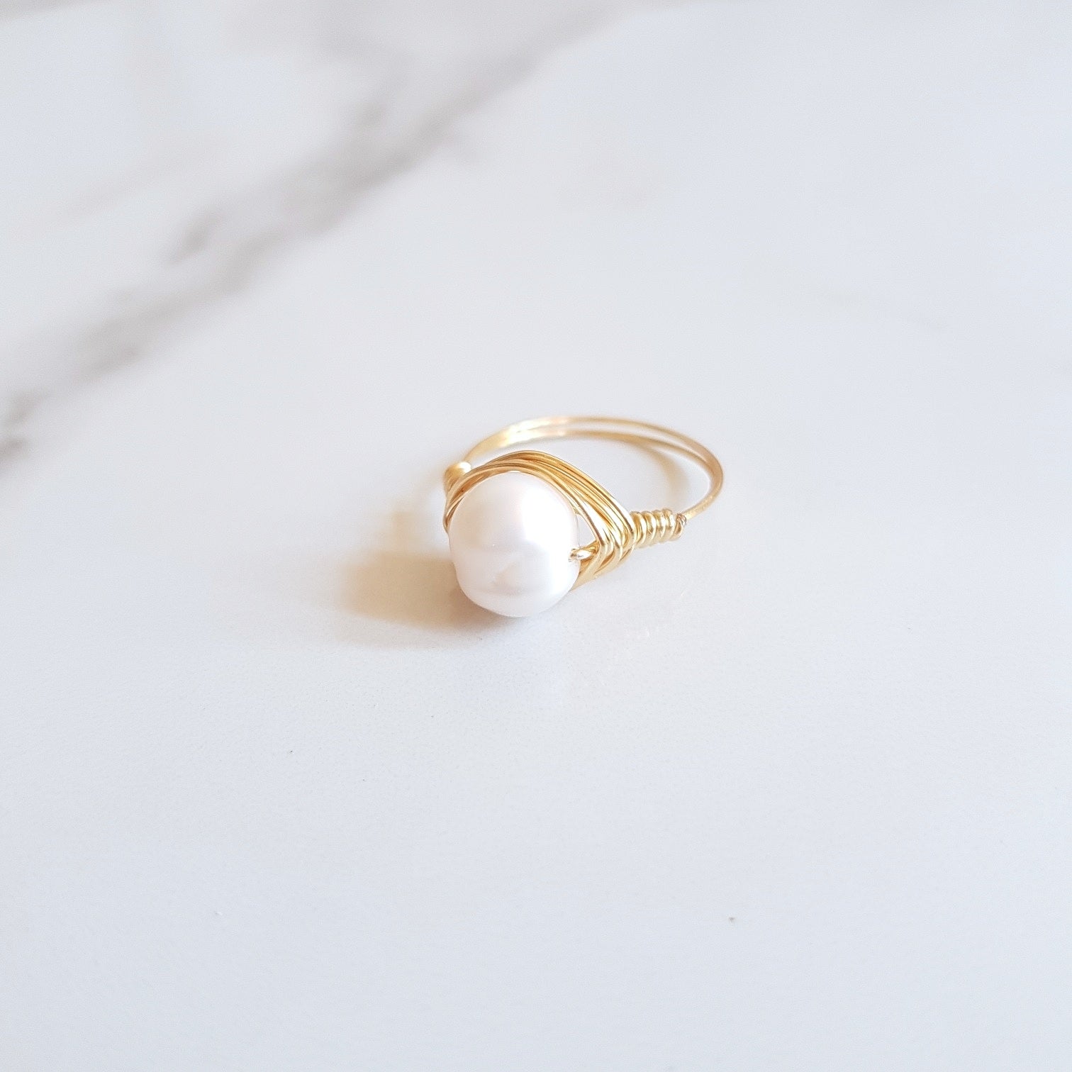 Love Ring- Pearl