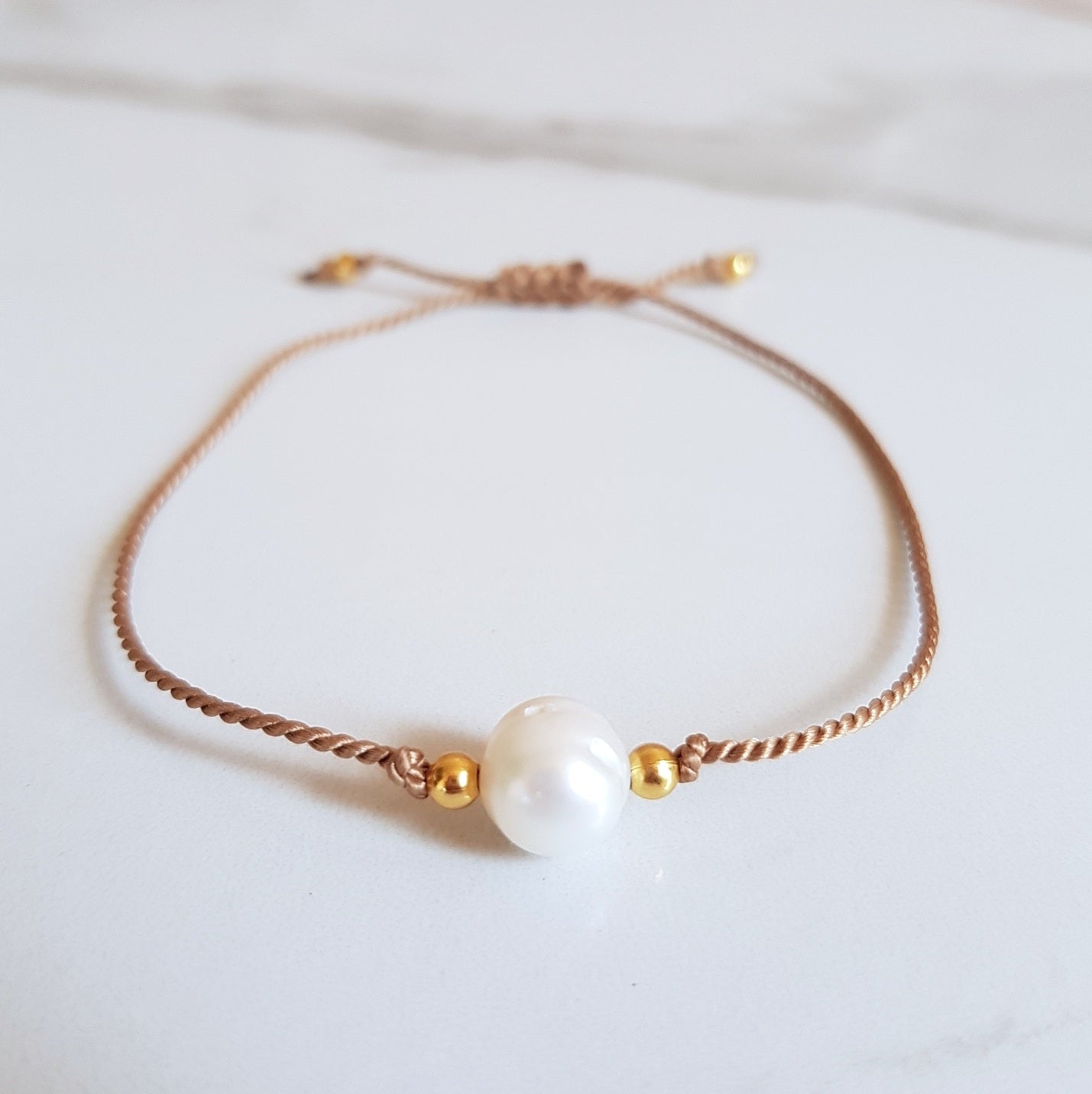 Nylon Bracelet - Pearl