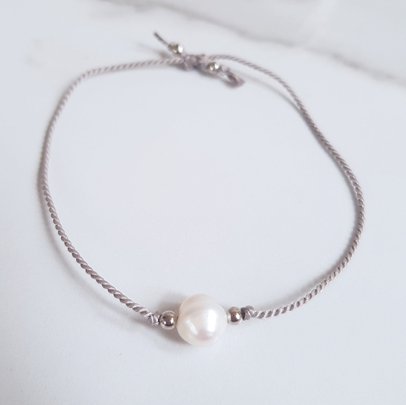Nylon Bracelet - Pearl