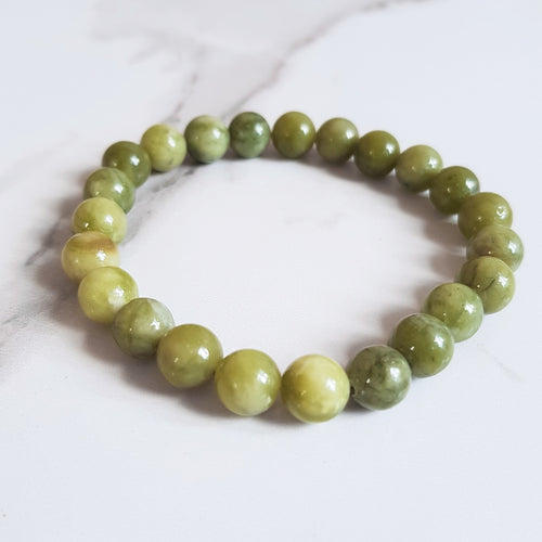 Stretch Bracelet - Green Opal (OAK)