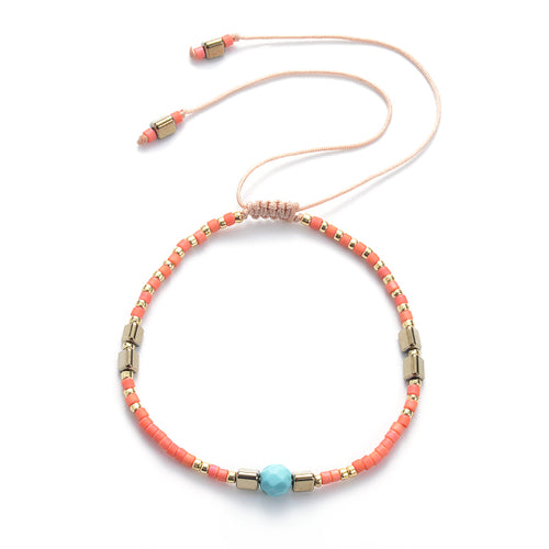 Turquoise  String Dainty Bracelet