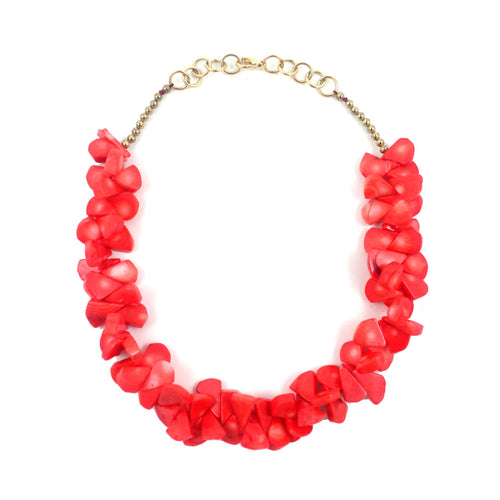 May Necklace - Coral