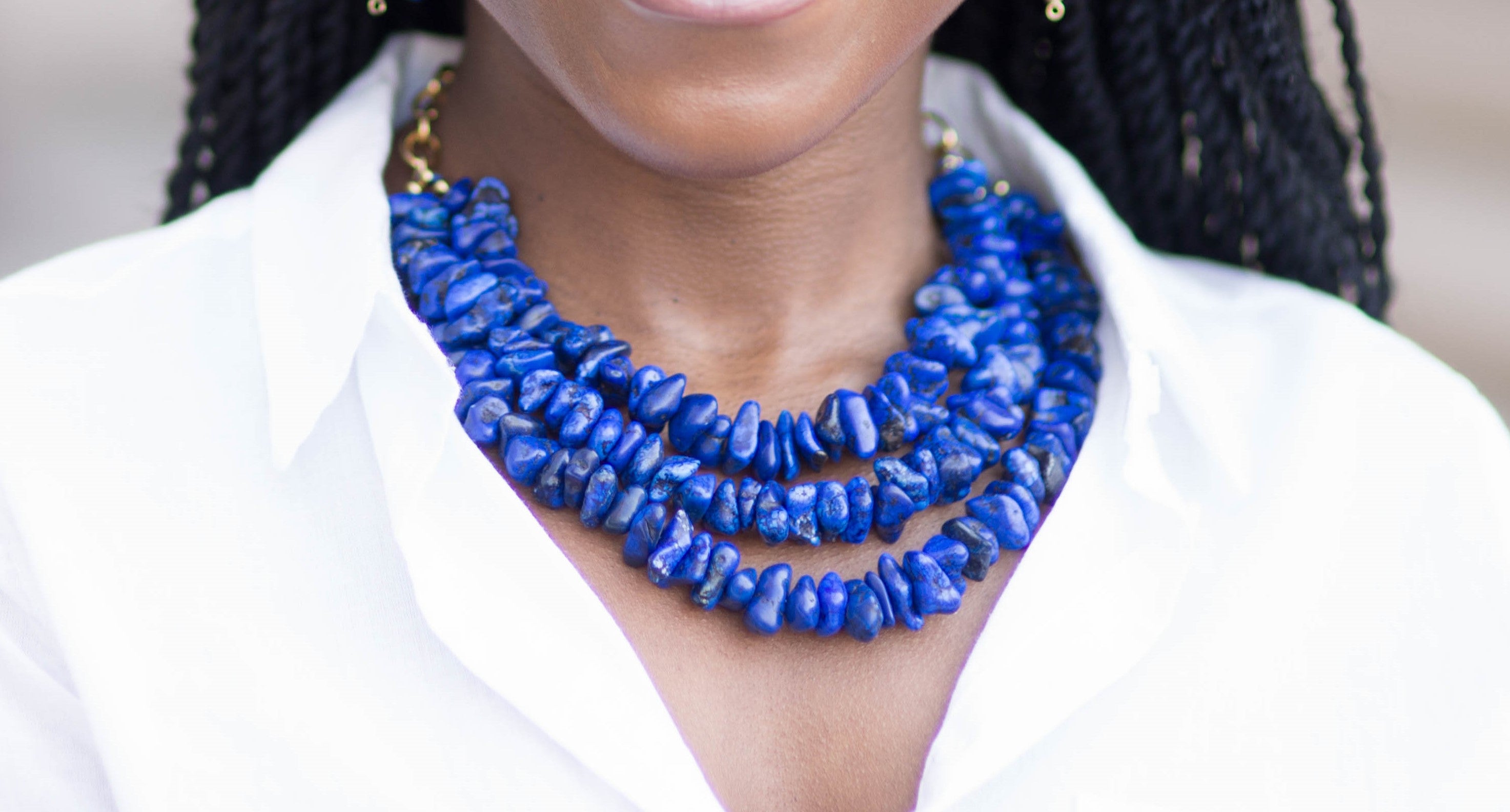 Barclay Necklace - Blue Magnesite