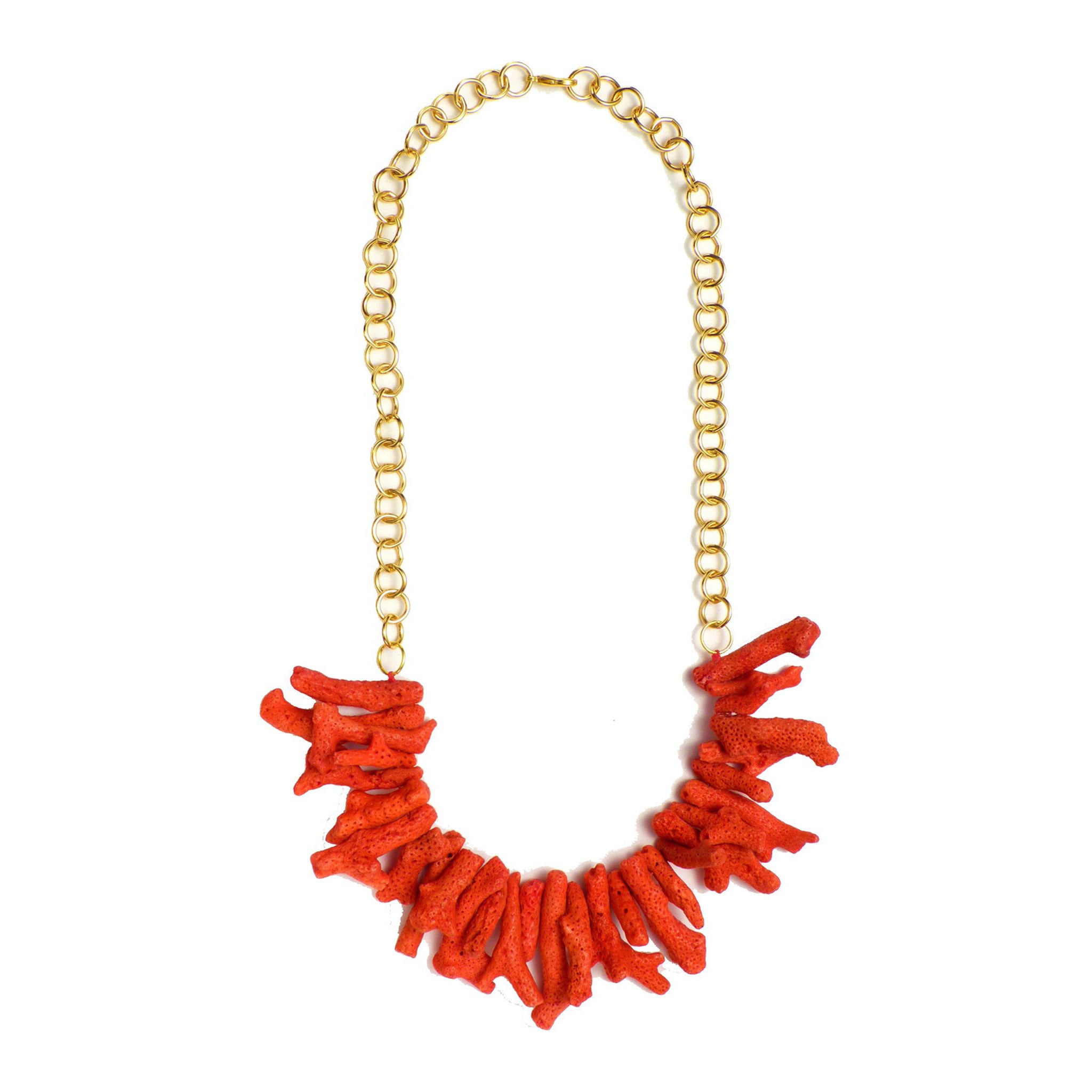 Oistins Necklace - Red Coral