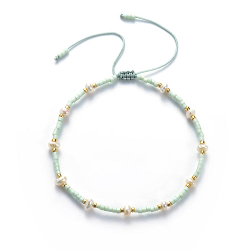 Freshwater Pearl String Dainty Bracelet